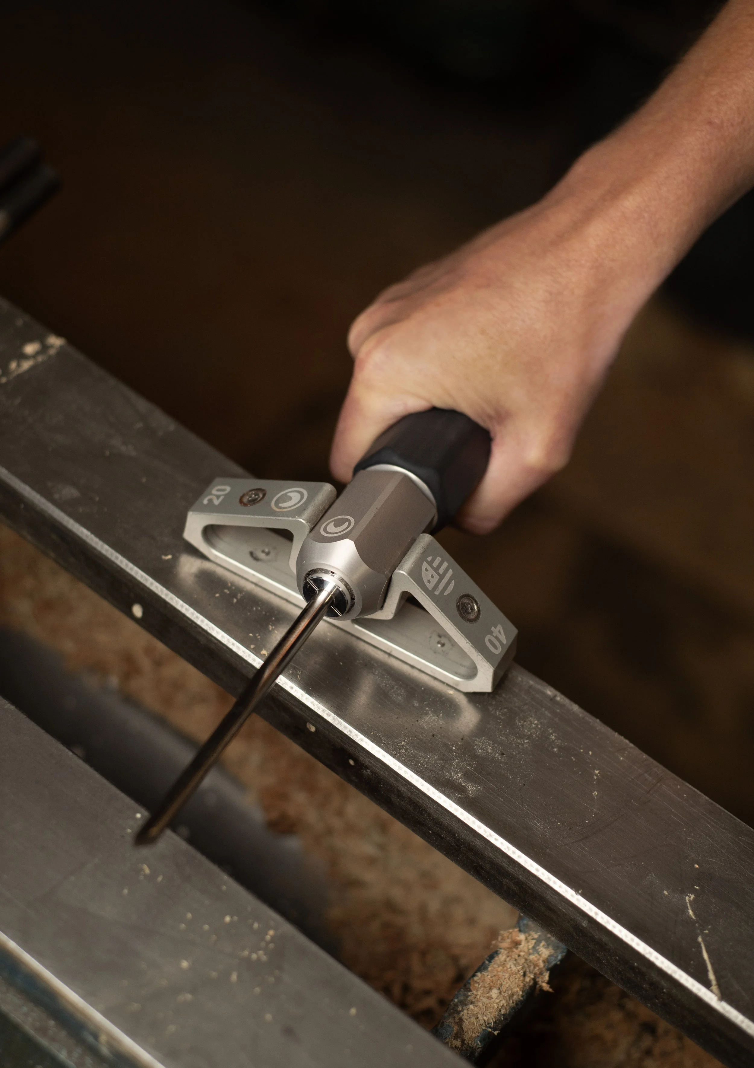 ZENITH WOOD CASTING HANDLE　ゼニス　ウッドハンドル Detail Collet Handle — Ashley Harwood Woodturning - Turning Native LLC